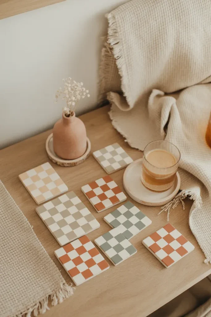 Hand Painted Tile Coaster