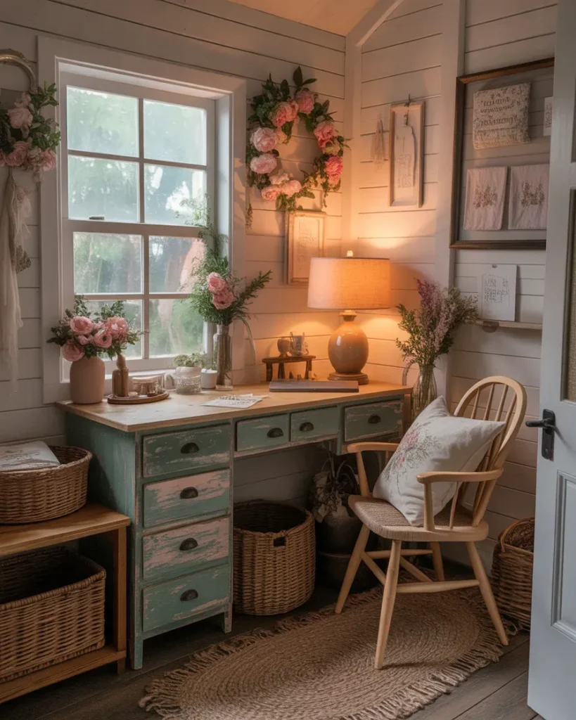 Small She Shed Craft Room