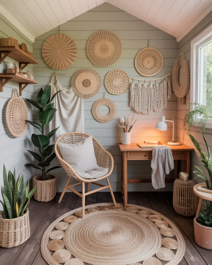 Small She Shed Craft Room