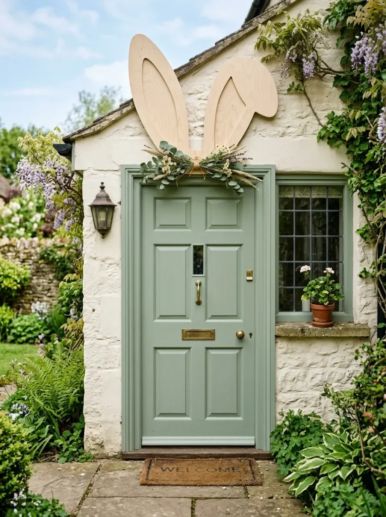 Easter Porch Decorating