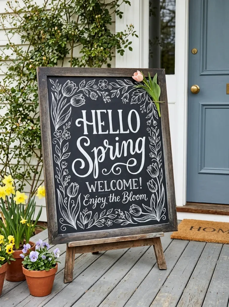 Easter Porch Decorating