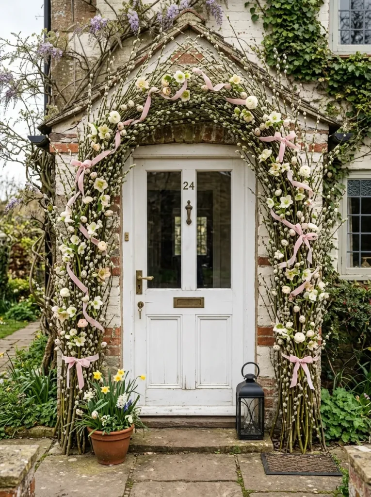 Easter Porch Decorating