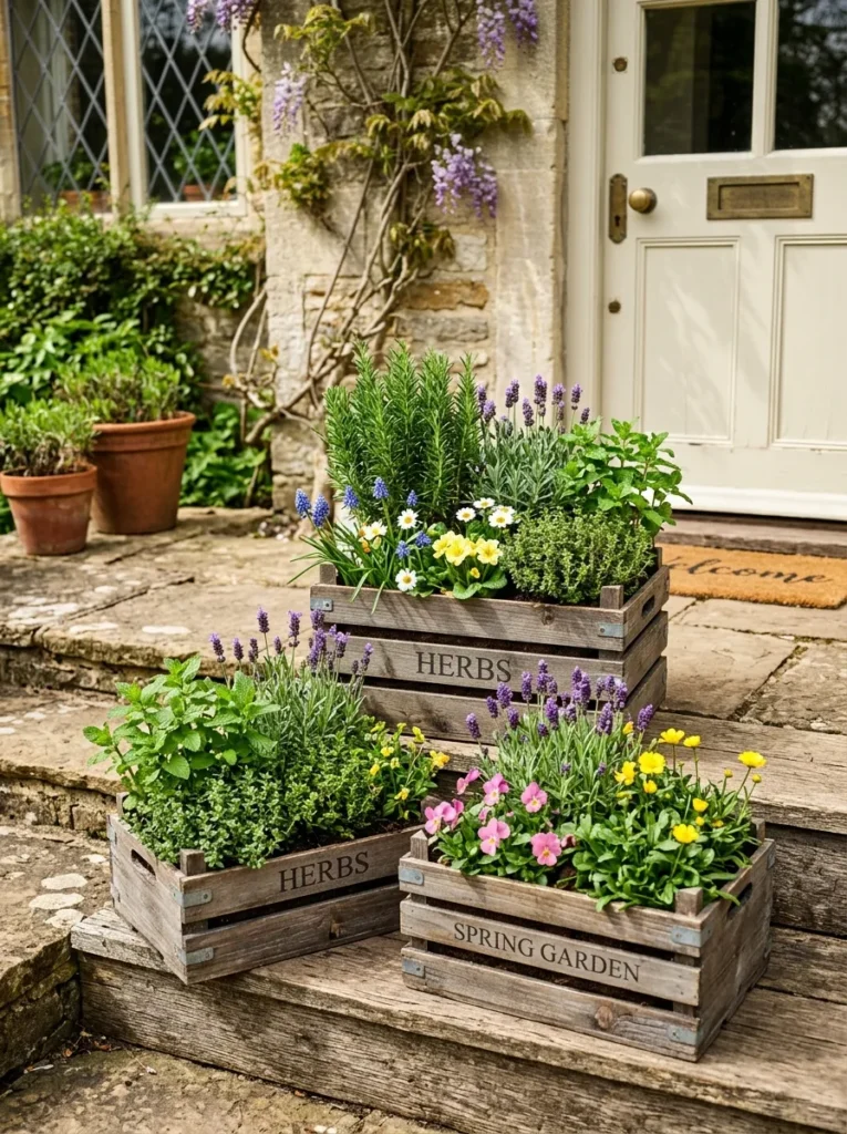 Easter Porch Decorating