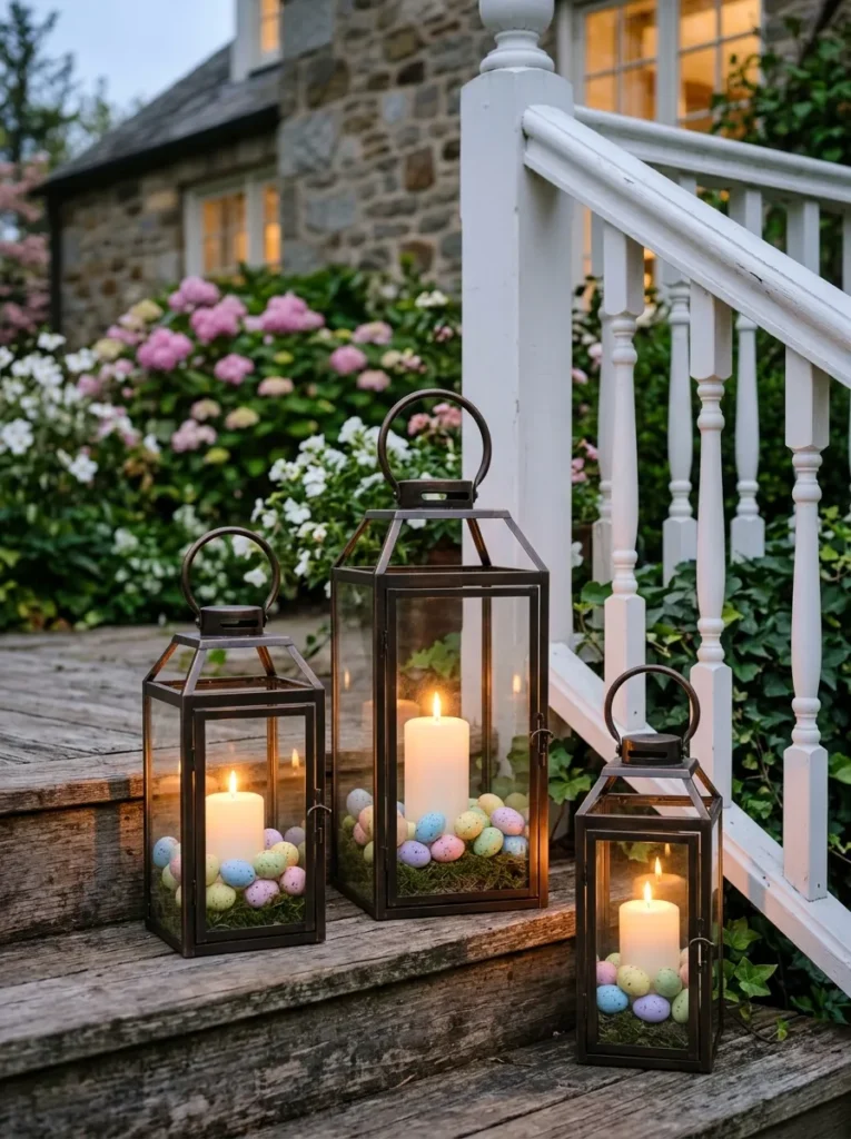 Easter Porch Decorating