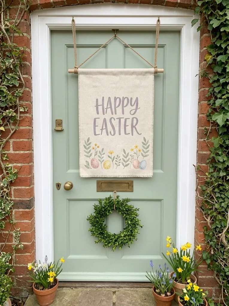 Easter Porch Decorating