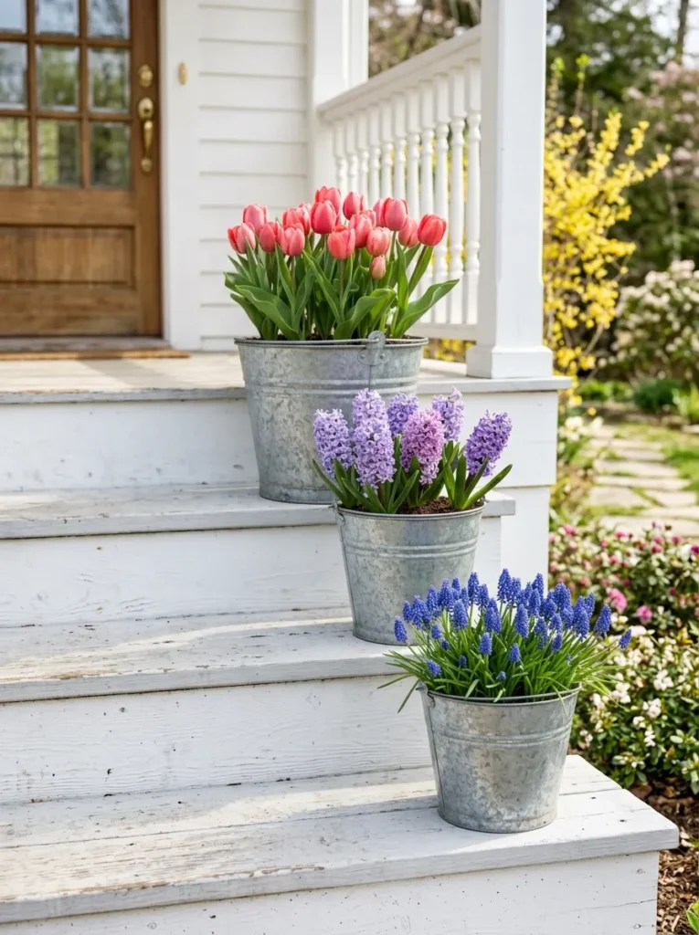 Easter Porch Decorating