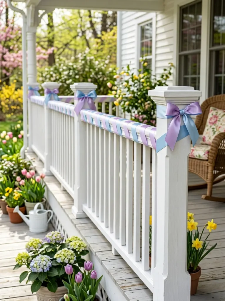 Easter Porch Decorating