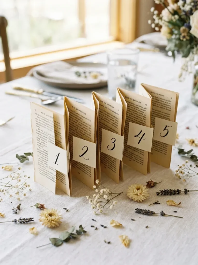 Book Page Crafts