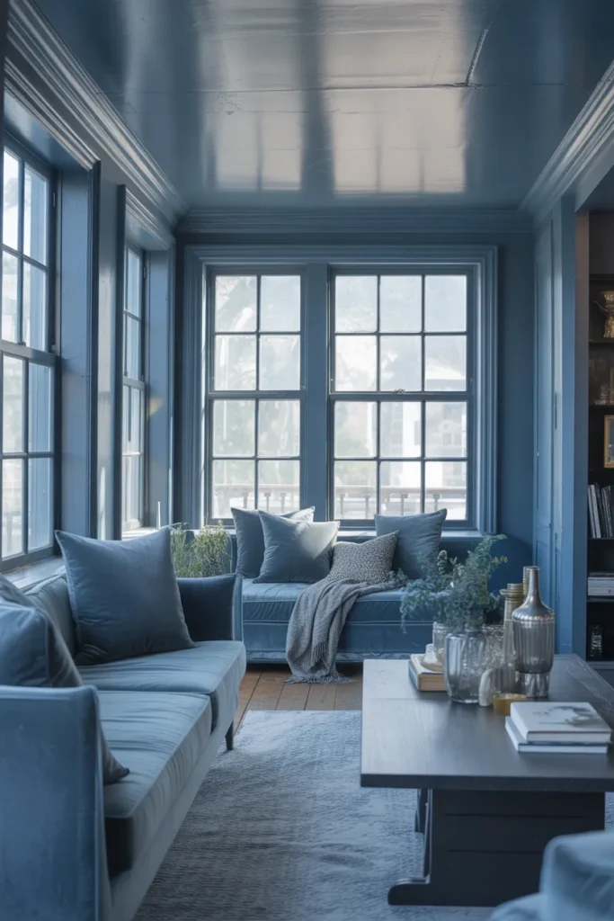 Color Drenching Living Room