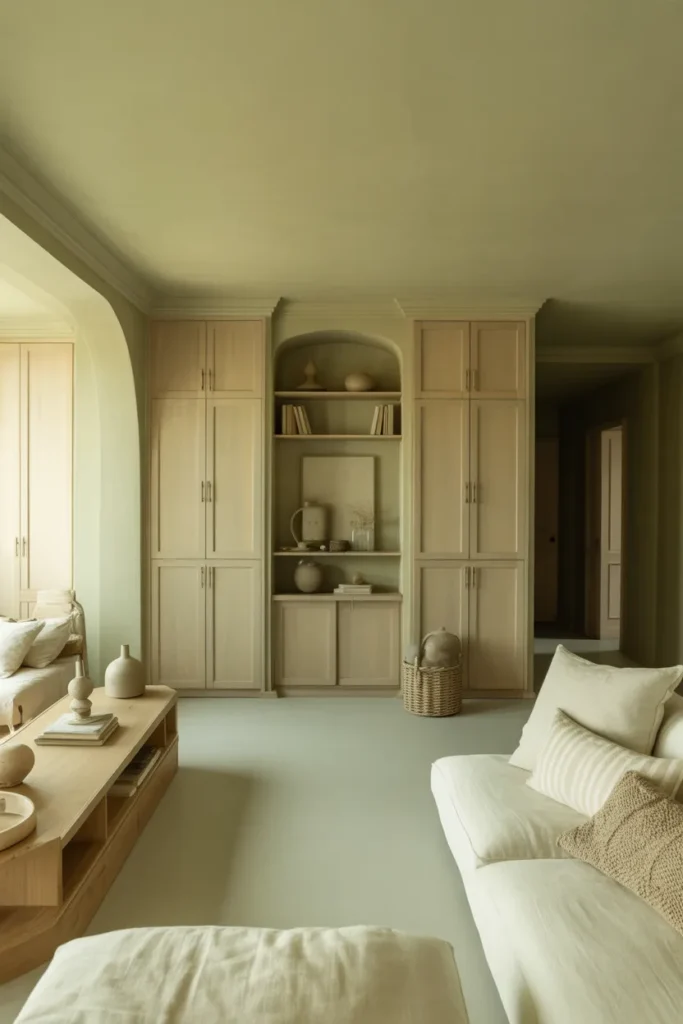 Color Drenching Living Room