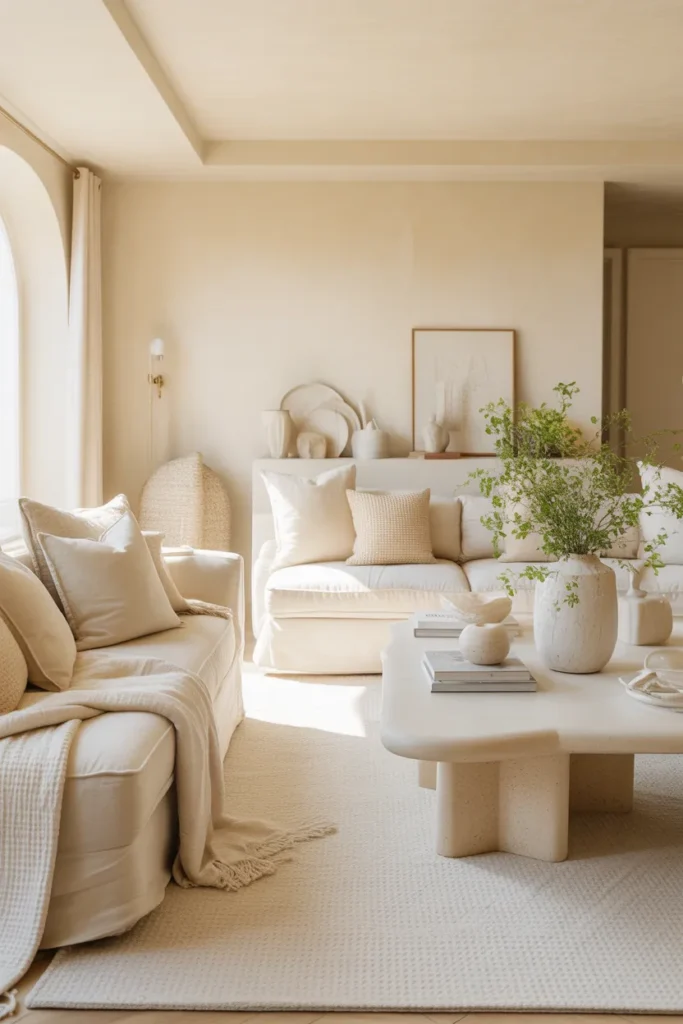 Color Drenching Living Room
