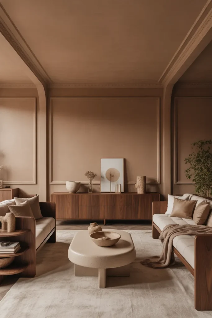 Color Drenching Living Room