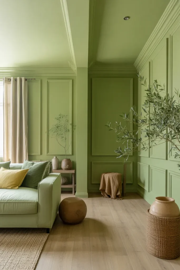 Color Drenching Living Room