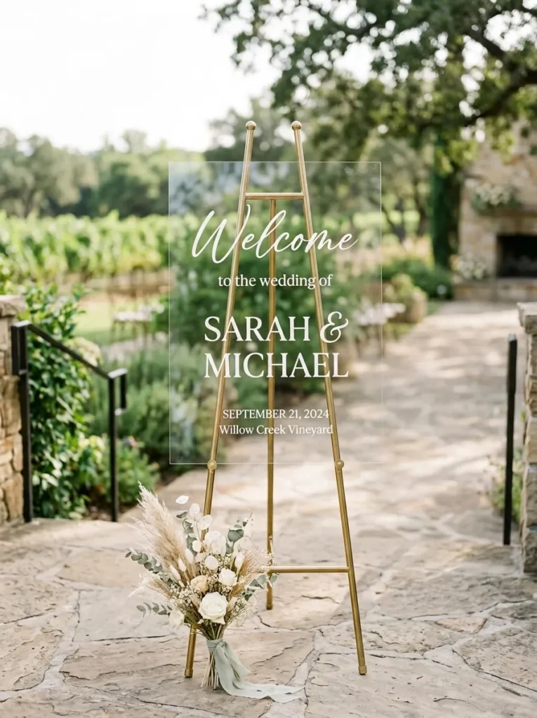 Wedding Welcome Sign Designs