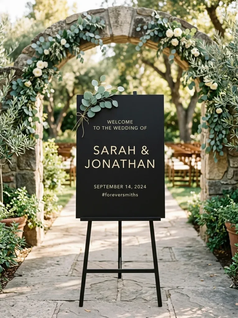 Wedding Welcome Sign Designs