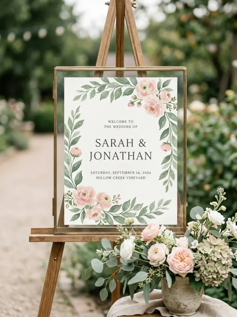Wedding Welcome Sign Designs