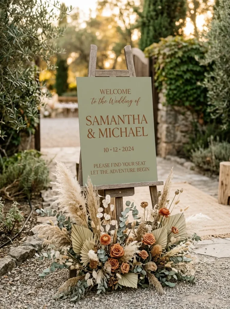 Wedding Welcome Sign Designs