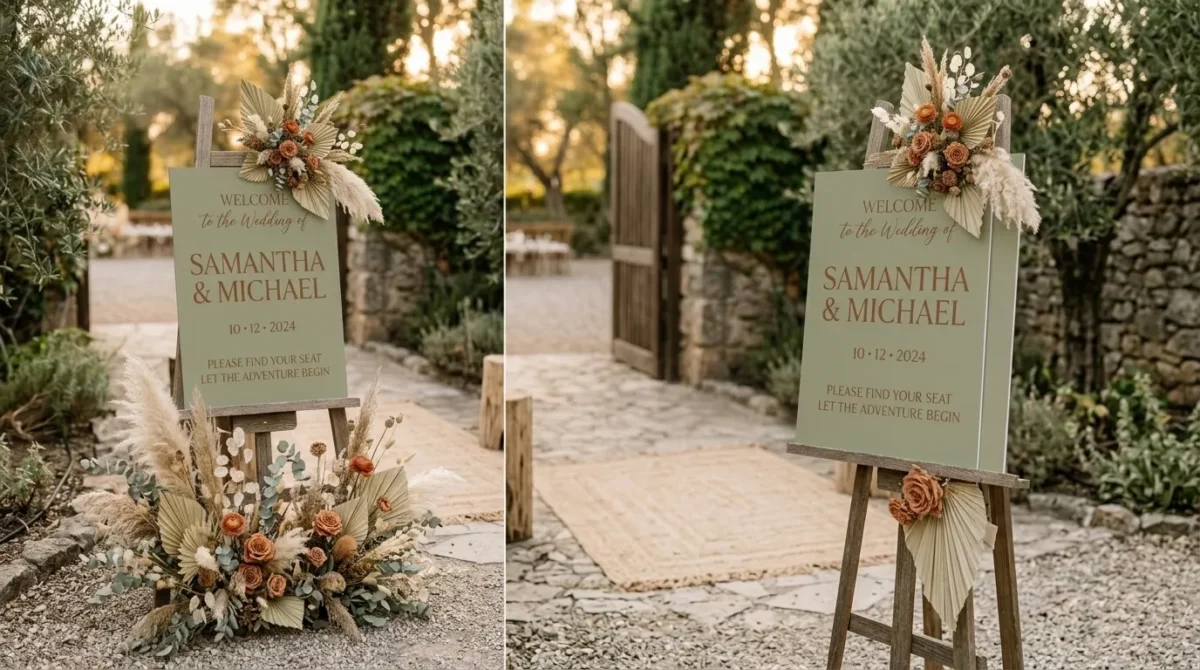 Wedding Welcome Sign Designs